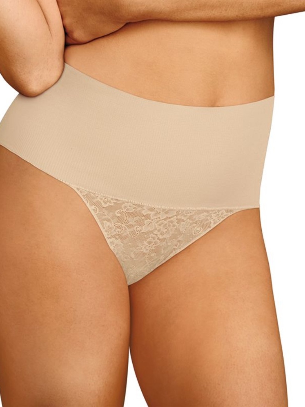 Maidenform Firm Control Shapewear Tame Your Tummy Lace Thong Panty Women's NWT